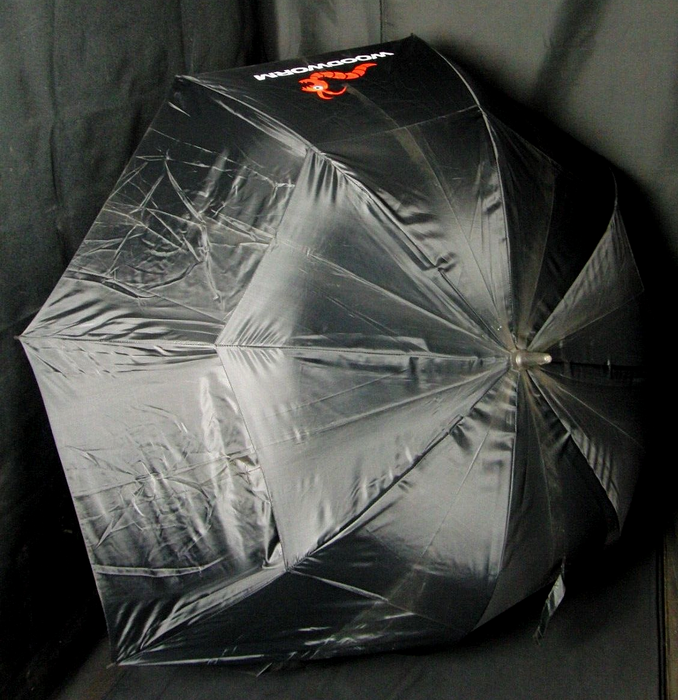 Golf Umbrella Woodworm Black Windproof Rainproof Sun Brolly Sports Shield 133cm