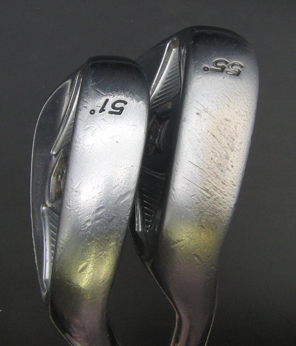 Set of 2 TaylorMade XR 51° Gap + 55° Sand Wedges Regular Steel Shafts*