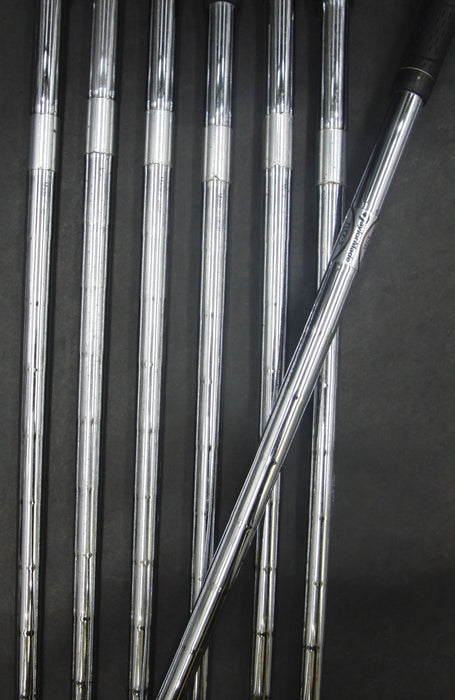 Set of 7x TaylorMade r7 XR Irons 5-PW+AW Stiff Steel Shafts TaylorMade Grips*