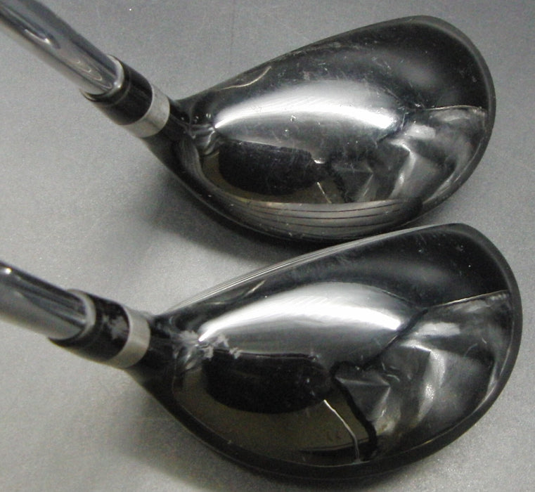 Set of 2 Royal Collection BBD's TRC 3 21° & 4 24° Hybrids Stiff Steel Shafts