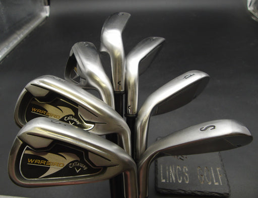 Set of 7x Callaway Warbird 5-SW Irons Regular Graphite Shafts Callaway Grips