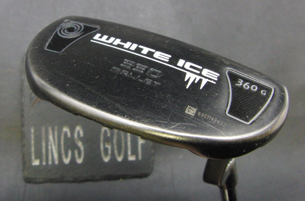 Odyssey White Ice 330 Mallet 360G Putter Regular Steel Shaft 87cm Length