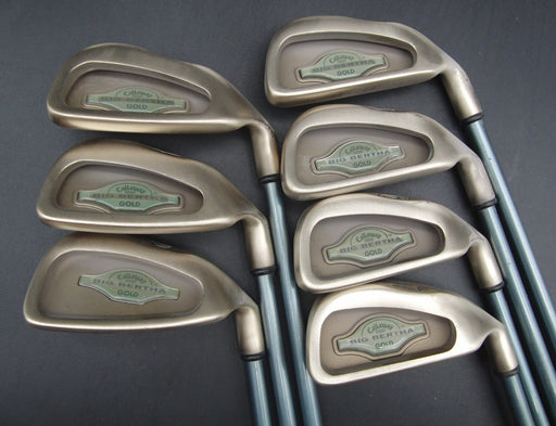 Set of 7x Ladies Callaway Big Bertha Gold Irons 4-PW Ladies Graphite Shafts*