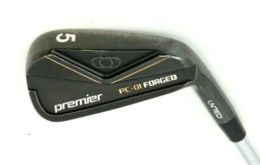 United Premier PC-01 Forged 5 Iron Stiff Steel Shaft Black Widow Grip