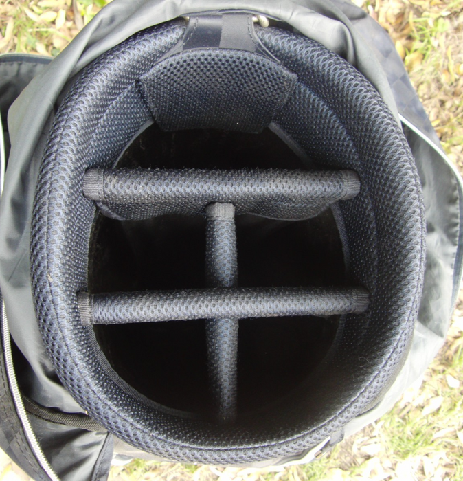 5 Division Clunk Golf Stand Cart Carry Trolley Golf Clubs Bag**