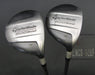Set of 2 TaylorMade 200 Steel 3 Wood + 5 Wood Stiff Graphite Shafts