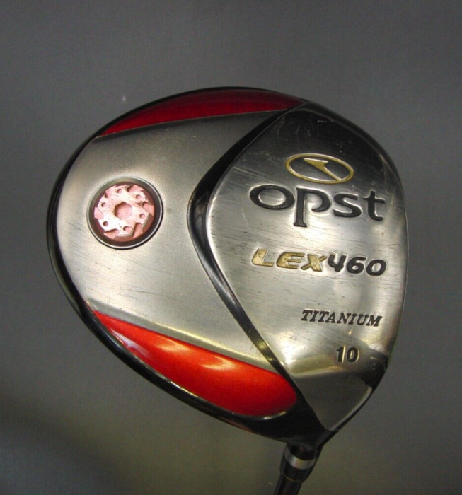 Japanese Opst LEX460 Titanium 10º Driver Senior Graphite Shaft Opst Grip