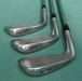 Set of 3 x Mizuno Center Flag Irons 3-5 Regular Steel Shafts Mizuno Grips