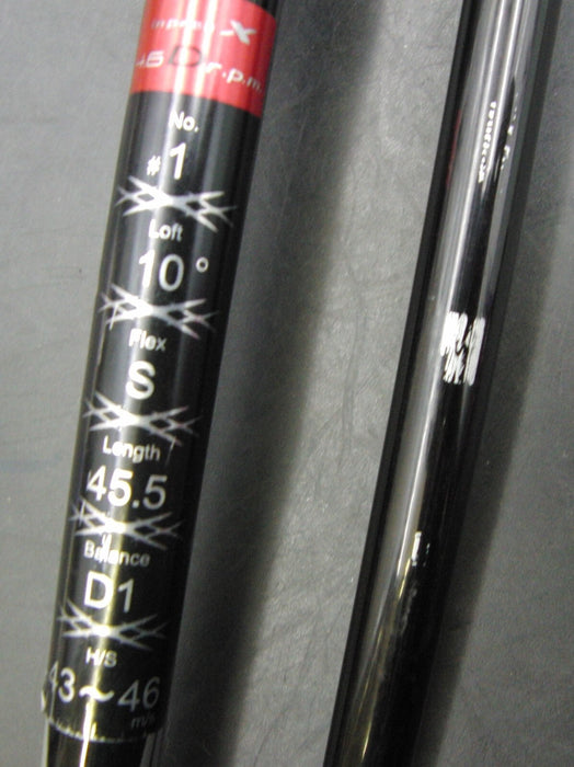 Set of 2 Yamaha Inpres X 10º Driver & 15º 3 Wood Stiff Graphite Shafts