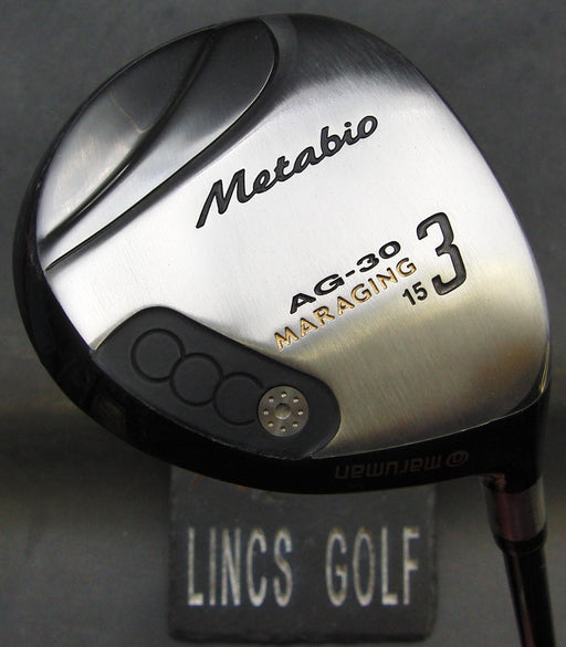 Metabio AG-30 Maraging 15° 3 Wood Regular Graphite Shaft Metabio Grip