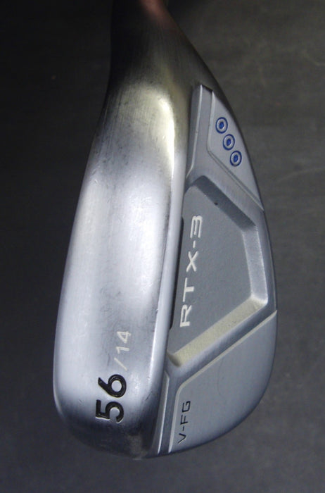 Cleveland RTX 3 V-FG 56° Sand Wedge Stiff Steel Shaft Golf Pride Grip