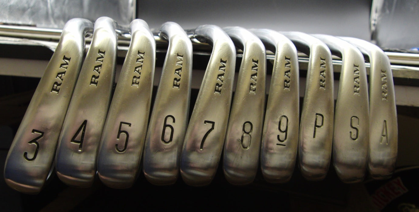 Set of 10x RAM Tour Grind Super UP S25C Irons 3-SW+AW Stiff Steel Shafts*