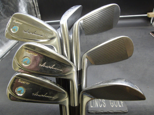Set of 9x Honma Superior Irons 3-11 Regular Graphite Shafts Rite Grips*