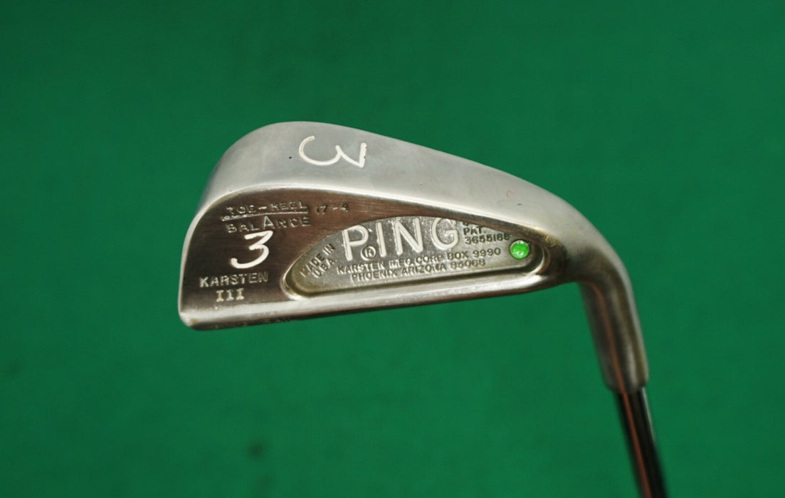 Ping Karsten 3 Green Dot 3 Iron Regular Steel Shaft Lamkin Grip