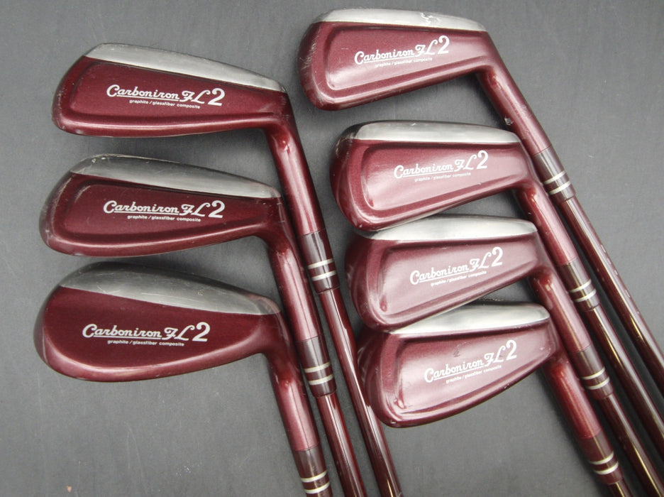 Set of 7x Ladies Yonex Carboniron FL2 5-SW Irons Ladies Graphite Shafts