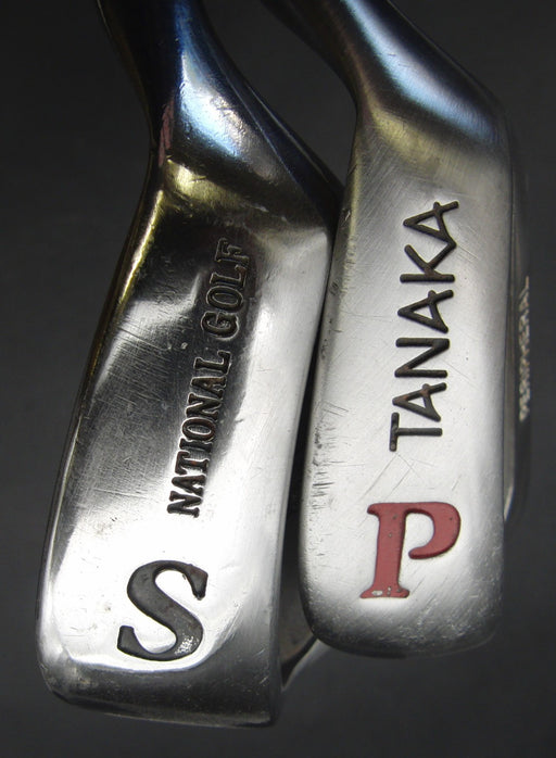 Set of 2 Tanaka Pro Impact & Target System Sand + Pitching Wedges Rite Grips