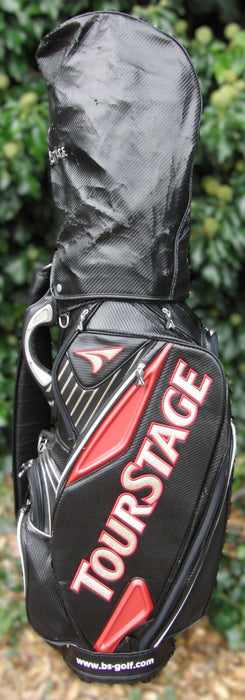 6 Division Bridgestone TourStage Carry Cart Tour Golf Clubs Bag