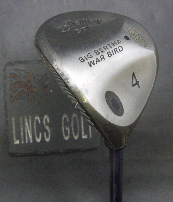 Left-Handed Callaway Big Bertha WarBird S2H2 4 Wood Stiff Graphite Shaft