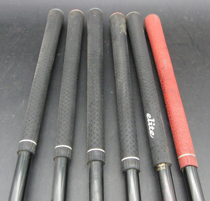 Set of 6x PRGR U+ 100 H/S Hybrid Irons 6-PW+AW Regular Graphite Shafts