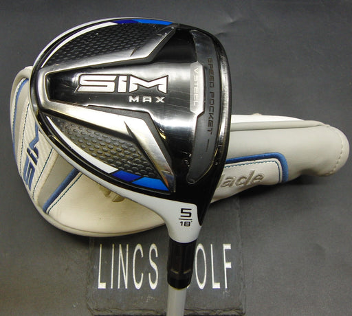 Ladies Taylormade SIM Max 18° 5 Wood Ladies Graphite Shaft Pure Grip + HC