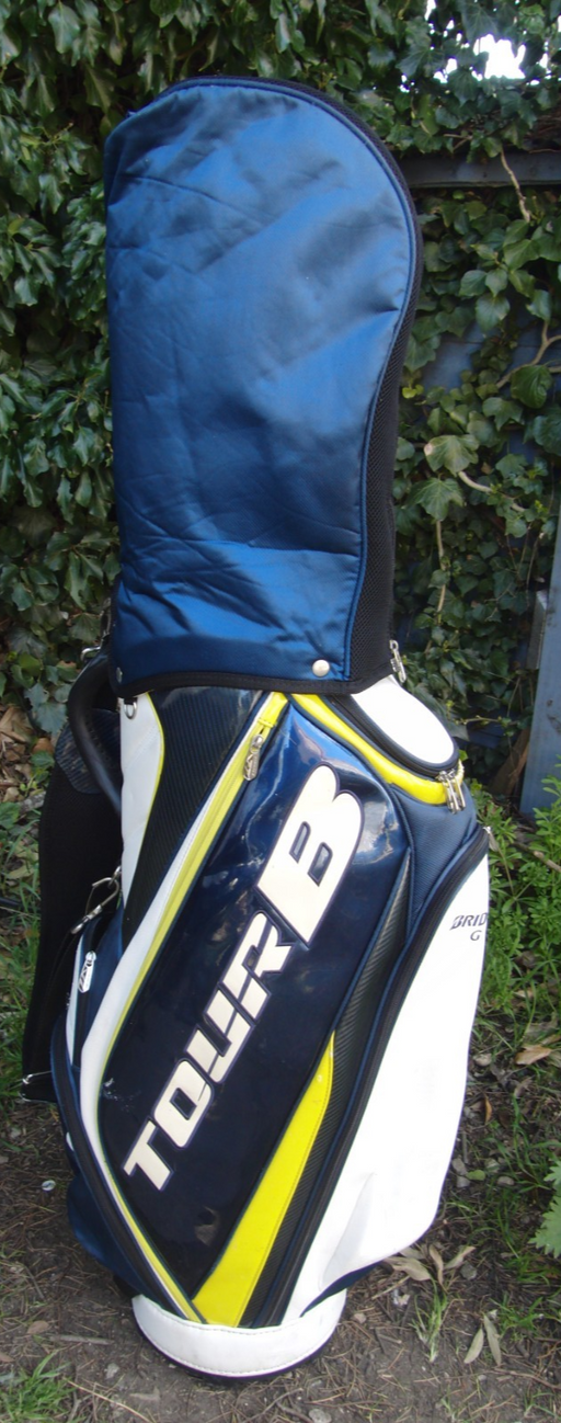 5 Division BridgeStone Tour B Golf Cart Carry Trolley Golf Clubs Bag*