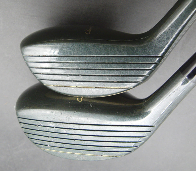 Set of 2 Ladies Mizuno Chime・e Driver & 4 Wood Ladies Graphite Shafts +Grips