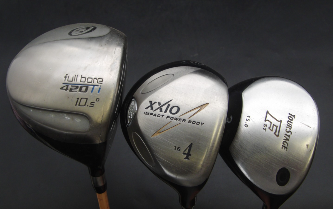Set Of Callaway SteelHead X-14 3-SW + Driver + 3 Wood + 4 Wood + Putter