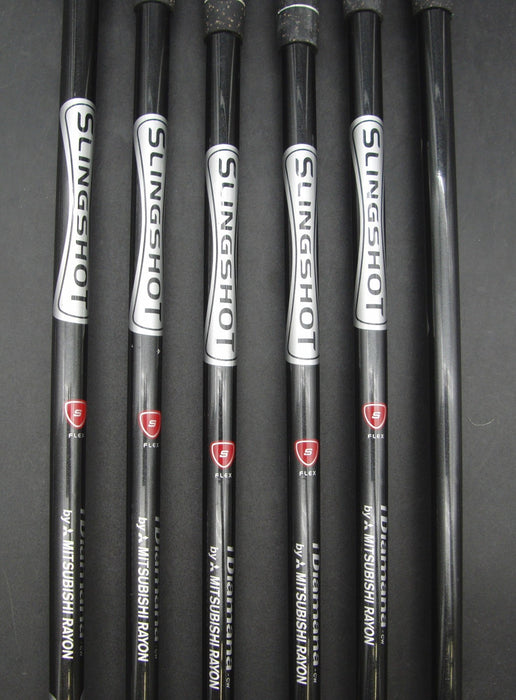 Set of 6x Nike Slingshot OSS 5-PW Irons Stiff Graphite Shafts Nike Grips