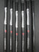 Set of 6x Nike Slingshot OSS 5-PW Irons Stiff Graphite Shafts Nike Grips