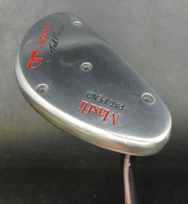 Vintage Maxfli Pat.Pend T Bone Putter 86cm Steel Shaft Maxfli Grip