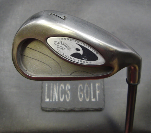 Callaway Hawkeye 7 Iron Stiff Graphite Shaft Golf Pride Grip