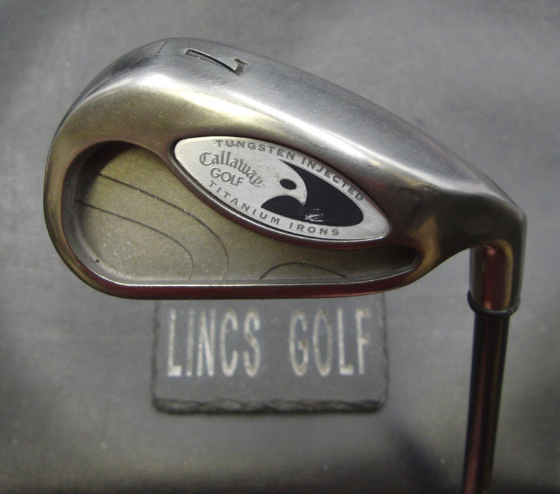 Callaway Hawkeye 7 Iron Stiff Graphite Shaft Golf Pride Grip