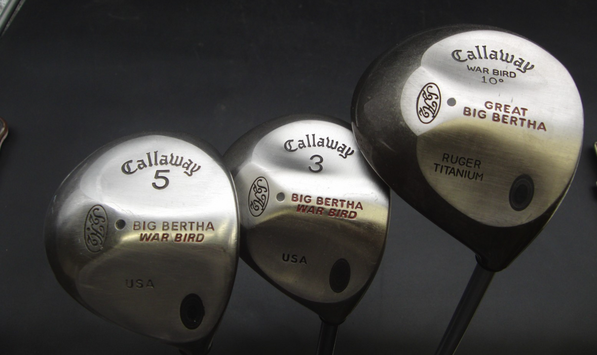 Set of Callaway Big Bertha X-12 Iron 3-GW + Driver + 3 Wood + 5 Wood + Putter*