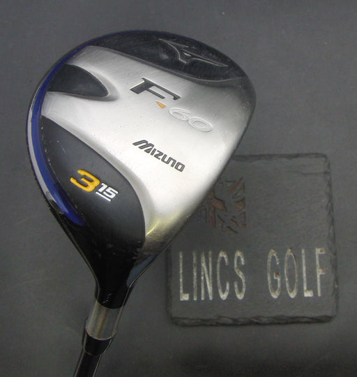 Mizuno F-60 15° 3 Wood Regular Graphite Shaft Golf Pride Grip