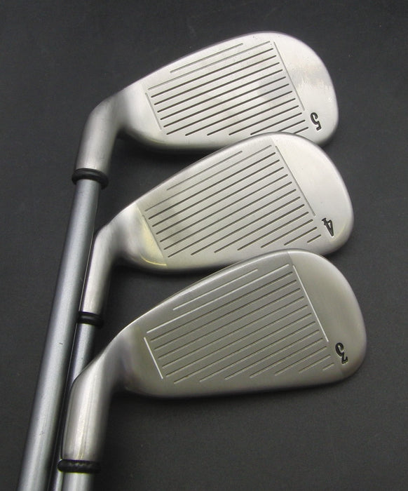 Set of 3 Callaway Steelhead X-14 3 + 4 + 5 Irons Regular Graphite Shafts