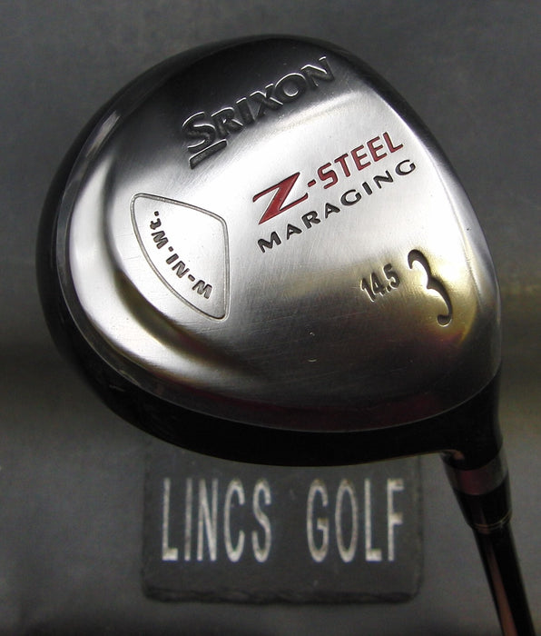 Srixon Z-Steel Maraging 14.5° 3 Wood Regular Graphite Shaft Golf Pride Grip