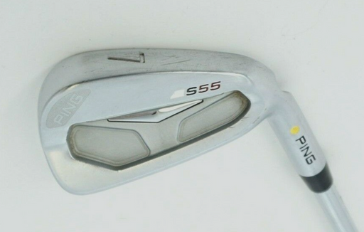 Ping S55 Yellow Dot 7 Iron Regular Steel Shaft Golf Pride Grip