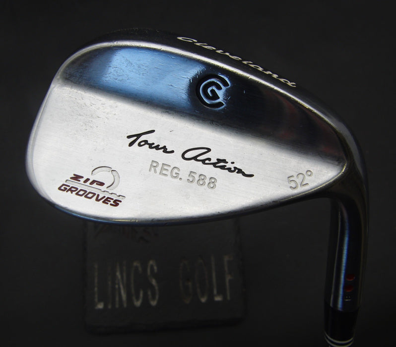 Cleveland 588 Tour Action Zip Grooves Gap Wedge Stiff Steel Shaft Cleveland Grip