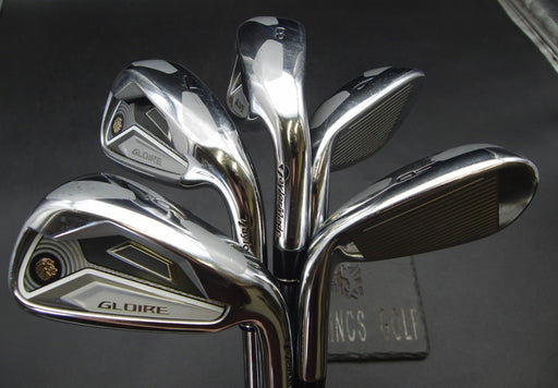 Set of 5x TaylorMade Gloire 6-PW Irons Stiff Steel Shafts Gloire Grips