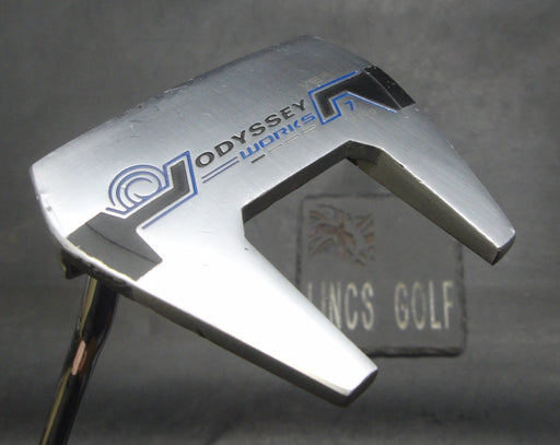 Left-Handed Odyssey Works 7 Putter Steel Shaft 86cm Length Riuiera Grip*