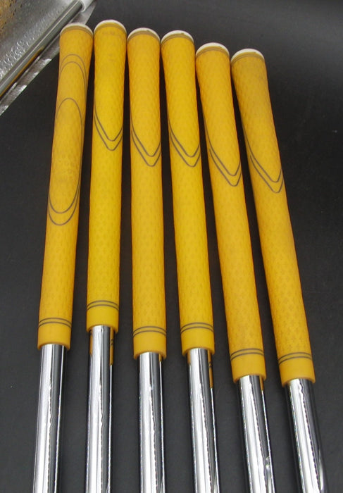 Set of 6x Callaway ERC Fusion 5-PW Irons Regular Steel Shafts Yellow Grips*