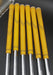 Set of 6x Callaway ERC Fusion 5-PW Irons Regular Steel Shafts Yellow Grips*