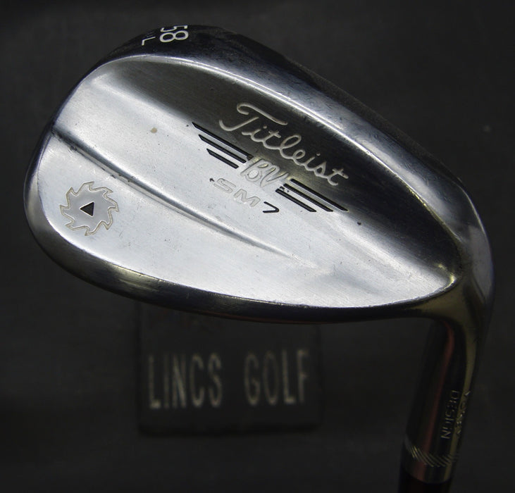 Titleist BV SM7 Vokey Design 58° Sand Wedge Stiff Steel Shaft Iomic Grip