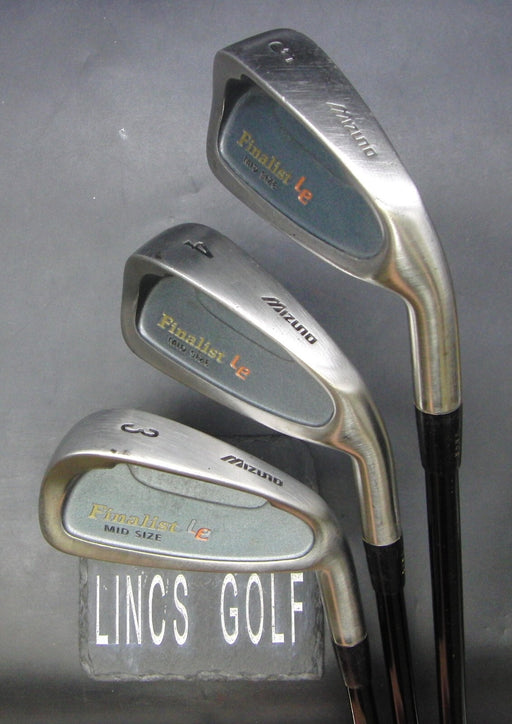 Set of 3 Mizuno Finalist LE MID Size 3, 4 & 5 Irons Regular Graphite Shafts
