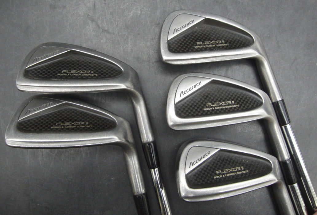 Set of 5x Yamaha Accurace Flexor II Irons 5,6,8,9+PW Stiff Steel Shafts*