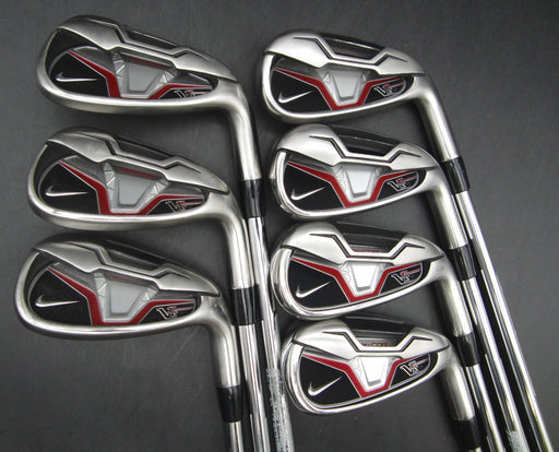 Set of 7x Nike VRS Irons 4-PW Uniflex Steel Shafts Golf Pride Grips