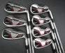Set of 7x Nike VRS Irons 4-PW Uniflex Steel Shafts Golf Pride Grips