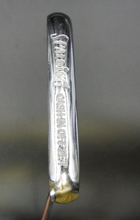 Spalding Ambidextrous CASH-IN Offset Putter Steel Shaft Length 90cm Black Grip