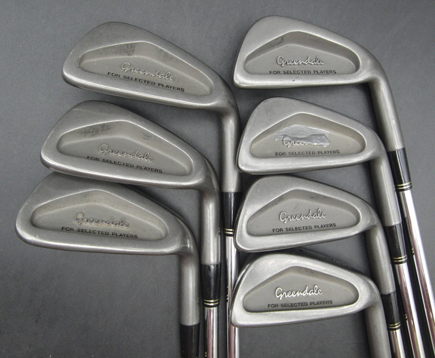 Set of 7x Mizuno Greendale Irons 4-PW Regular Steel Shafts GolfPride Grips