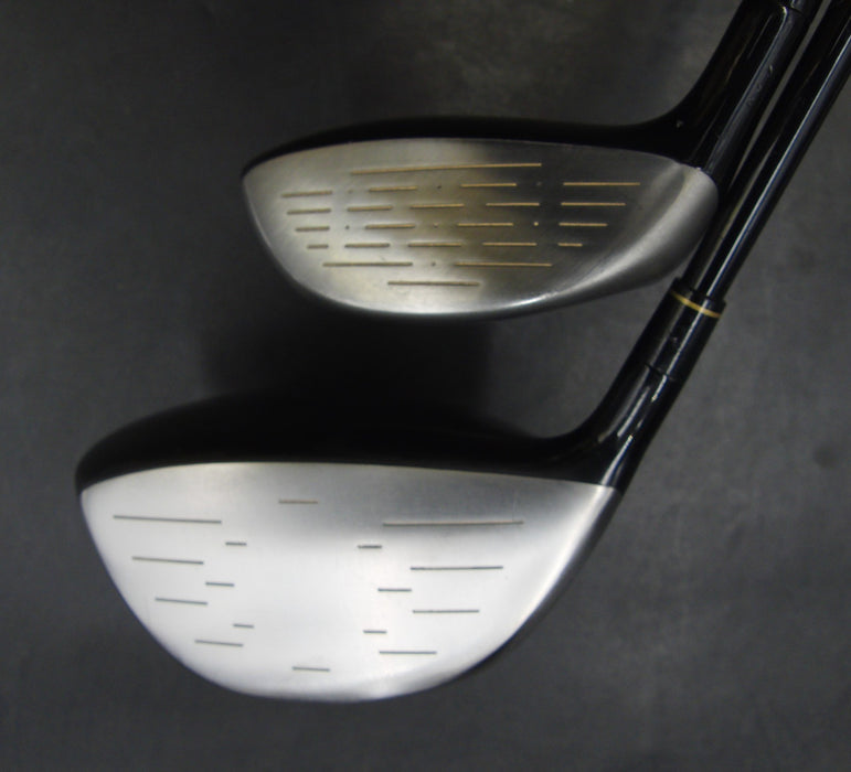 Set of 2 Katana Sword Snipe LX8 3 Wood & Driver Stiff Graphite Shafts Sword Grip